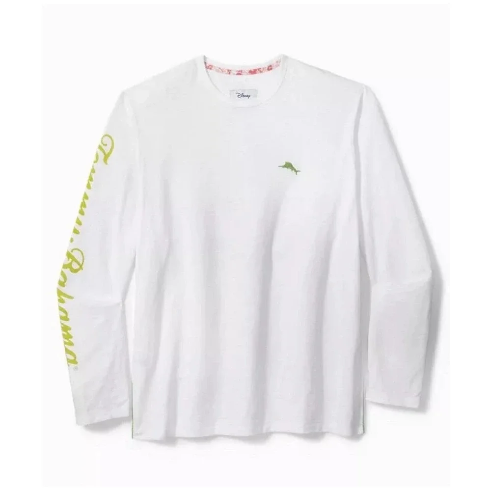 Tommy Bahama Disney Happiest Surf On Earth Long Sleeve Mickey Mouse T-Shirt XLT - Picture 2 of 9